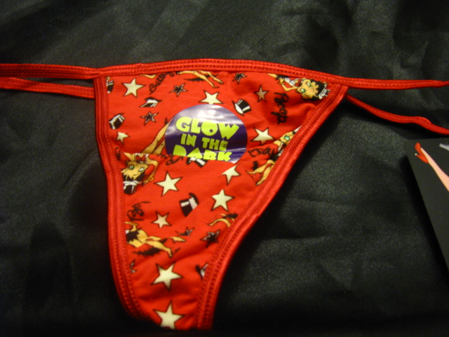 Noveltease Lingerie Betty Boop Red Glow In The Dark