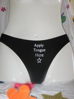 Apply Tongue Here Thong