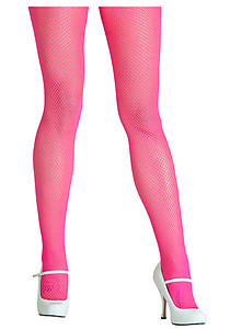 Fishnet Stockings Neon Pink