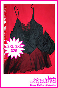 Midnight Desire 3984X Babydoll Set