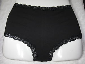 Black Cotton Boyshorts 4061