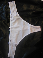 Lace Edged Thong