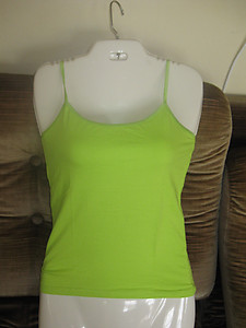 Lime Green Adjustable Strap Tank