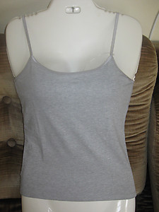 Ash Gray Adjustable Strap Tank