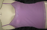 Lace Trim Adjustable Camisole Lavendar