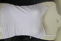 Lace Trim Adjustable Camisole White