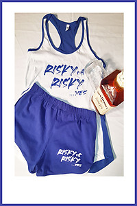 Risky Risky Blue Short Set