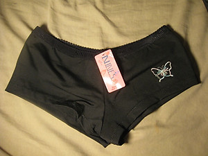 Black Butterfly Boyshorts