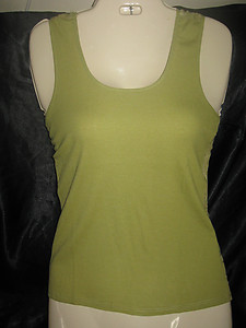 Lace Back Camisole Top Olive