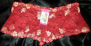 Red Lace baye Boyshorts