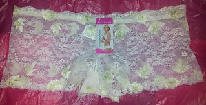 White Green Lace baye Boyshorts