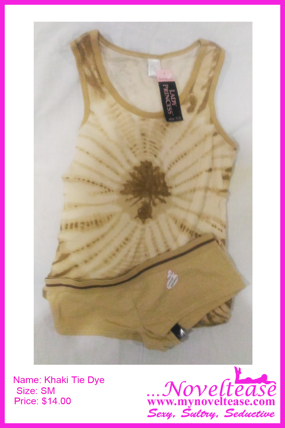 Noveltease Khaki Tie Dye 