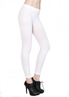 Leggings White Plus