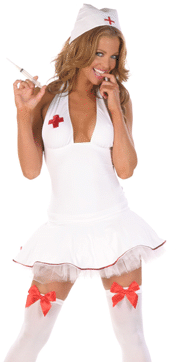 Nurse Halter Dress 12047