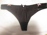 Pink Stripes Thong