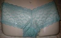 Lt Blue Lace Boyshorts LM0124