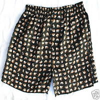 Silk Black Elephant Boxers Plus