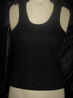 Lace Back Camisole Top Black