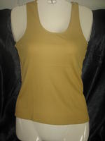 Lace Back Camisole Top Mustard
