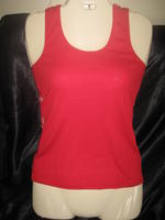 Lace Back Camisole Top Red